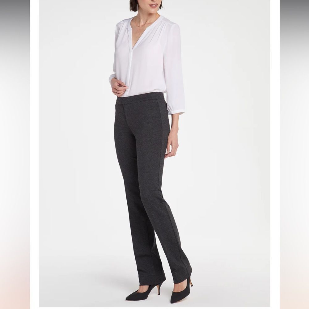 NYDJ - Lift Tuck Technology Slim Straight Ponte Trouser Pants - Women's size 16P